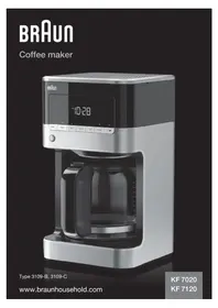 Нұсқаулық BRAUN PURAROMA KF 7020 Кофе машинасы