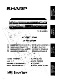SHARP VC-GH611 - Magnétoscope