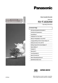 PANASONIC NV-FJ630 - VCR