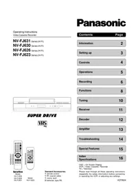 PANASONIC NV-FJ623 - VCR