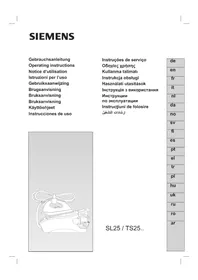 Manual SIEMENS SL25TYPES Generator