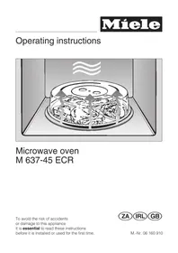 MIELE M 637-45 ECR - Microwave