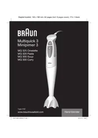 Minipimer 3 MQ 325 Omelette BRAUN