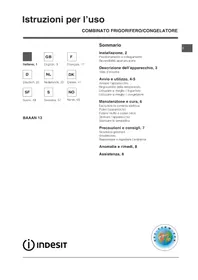 INDESIT BAAAN 13 P - Kjøleskap