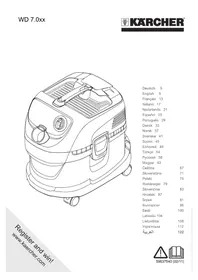 Käyttöohje KARCHER WD 7000 Imuri