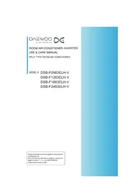 DAEWOO DSB-F1883ELH-V - Air conditioner