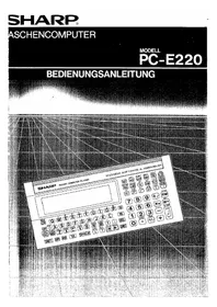 SHARP PCE220 - Calculatrice