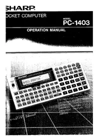 SHARP PC1403 - Calculatrice