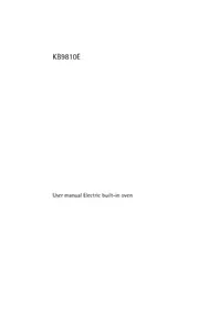 KB9810EM AEG-ELECTROLUX