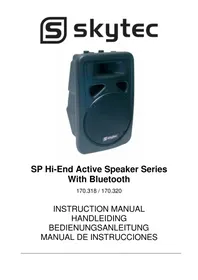 SP Hi-End Active Speaker With Bluetooth 170.320 Skytec