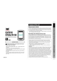 Stealth 50 CC-GL50 Cateye