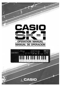 CASIO SK-1 - Clavier