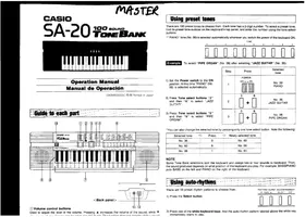 CASIO SA-20 - Clavier