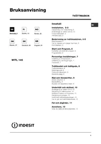 INDESIT WITL 145 - Pyykinpesukone