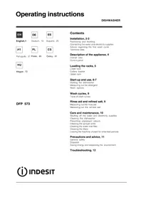 DFP 573 EU INDESIT