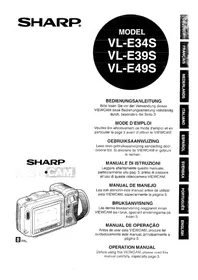 SHARP VL-E34S - Caméscope