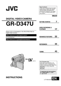 JVC GR-D347U - Cámara de video