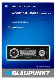 Woodstock DAB54 CD BLAUPUNKT