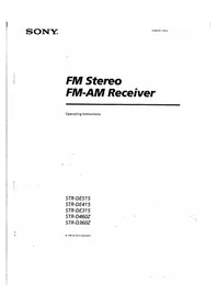 STR-DE315 SONY