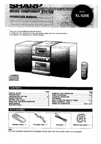 SHARP XL-520E - Système Hi-Fi