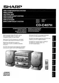 SHARP CD-C407 - Système Hi-Fi