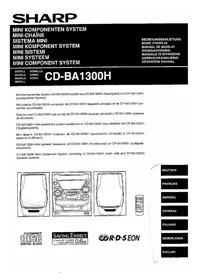 SHARP CD-BA1300 - Système Hi-Fi