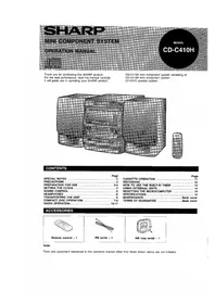 CD-C410H SHARP