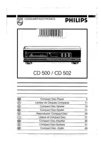 PHILIPS CD500 - Lecteur/enregistreur de cd