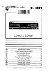 PHILIPS CD604 - Lecteur/enregistreur de cd