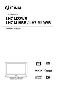Manual FUNAI LH7-M19WB Television