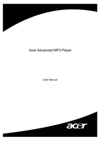 ACER Advanced - Mp3 player