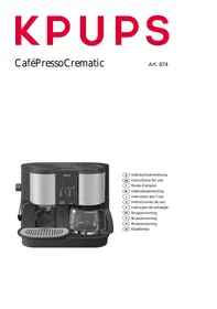 KRUPS 874 - Machine à café