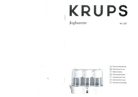 KRUPS JOGHURETTE 237 - Yaourtière