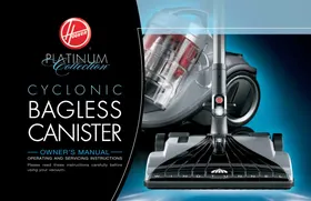 CYCLONIC BAGLESS CANISTER HOOVER