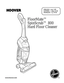 HARD FLOOR CLEANER HOOVER