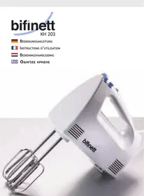 BIFINETT KH 203 BATTEUR ELECTRIQUE KOMPERNASS