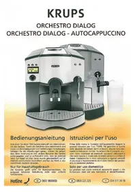 Notice KRUPS ORCHESTRO DIALOG FNF243 Machine à café