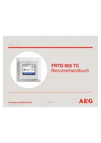 AEG FRTD 903 TC - Temperaturregler