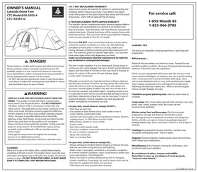 Manual Wood's LAKESIDE 10 Tent