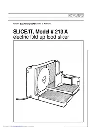 KRUPS 213A - Slicer