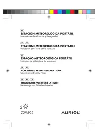 Manual AURIOL IAN 71010 Estación meteorológica