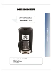Heinner HCM-1200D - Kávéfőző gép