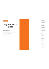SHARP Aquos Shot SH010 - Smartphone