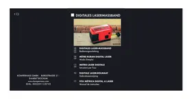 KH 3259 DIGITAL LASER MEASURING TAPE KOMPERNASS