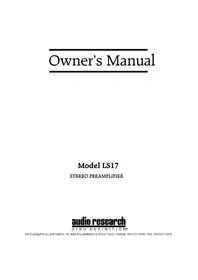 LS 17 AUDIO RESEARCH
