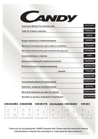 CANDY CIE3640X - Komfyr