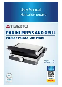 Ambiano Panini Press and Grill KG6000 - Grill