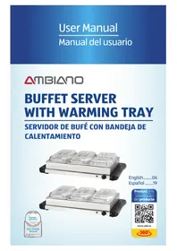 Ambiano Buffet Server with Warming Tray 93850 - Hot plate