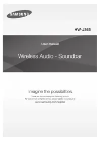SAMSUNG HW-J365 - Ljudlimpa