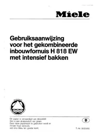 MIELE H 818 EW - Cuisinière